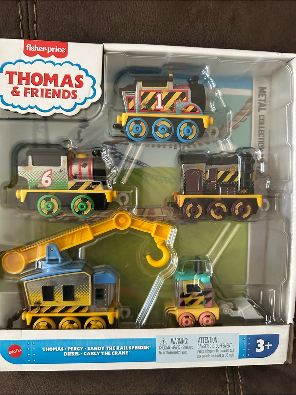 Fisher-Price Thomas & Friends  Train Set with Yellow, Blue, Green Accents